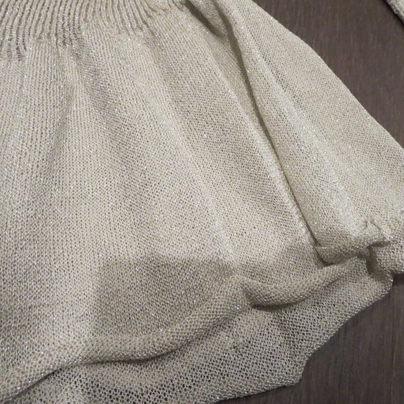 New Maria Di Ripabianca Metallic Knit Top Pullover Sweater I 42 / US 6 / M - Picture 3 of 7